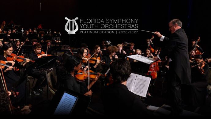 Youth Orchestra Performing in a Concert Hall