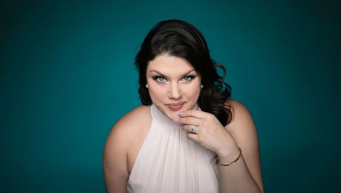 Jazz Vocalist Performing with a Small Ensemble