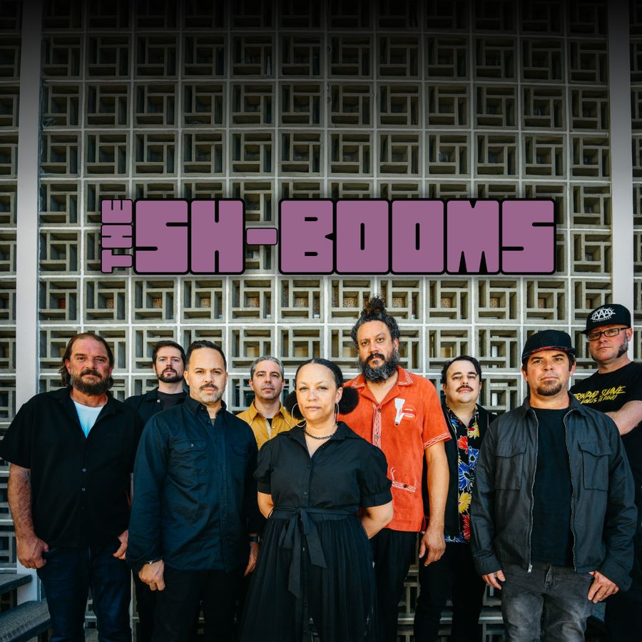 The Sh-Booms, Soul Band Performing with Horns on Stage