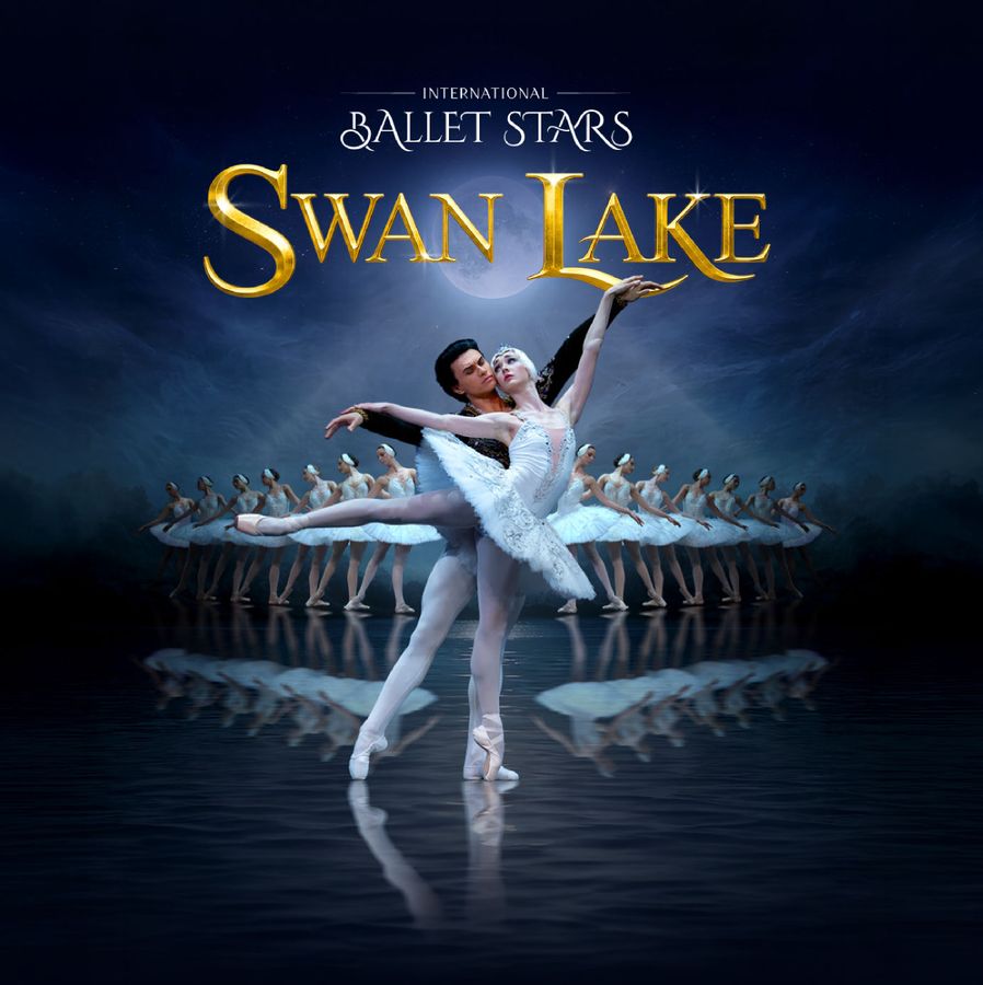 Ballerinas Performing Swan Lake Onstage