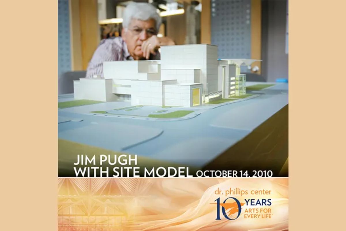 Jim Pugh with Site Model, October 2010